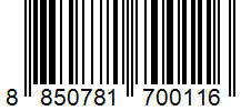 Barcode 8850781700116