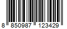 Barcode 8850987123429