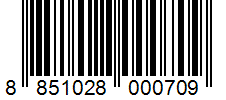 Barcode 8851028000709