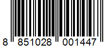 Barcode 8851028001447