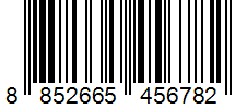 Barcode 8852665456782