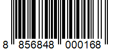Barcode 8856848000168