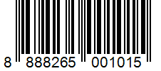 Barcode 8888265001015