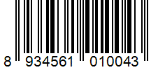 Barcode 8934561010043