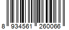 Barcode 8934561260066
