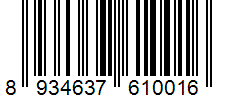 Barcode 8934637610016