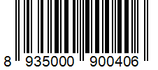Barcode 8935000900406
