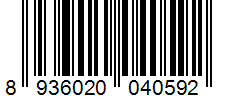 Barcode 8936020040592