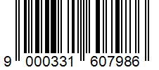 Barcode 9000331607986