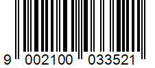 Barcode 9002100033521