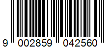 Barcode 9002859042560