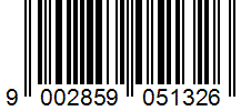 Barcode 9002859051326