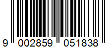 Barcode 9002859051838