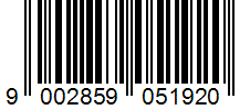 Barcode 9002859051920
