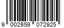 Barcode 9002859072925