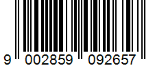 Barcode 9002859092657