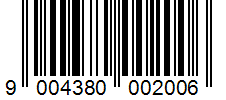 Barcode 9004380002006