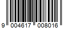 Barcode 9004617008016