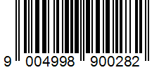 Barcode 9004998900282