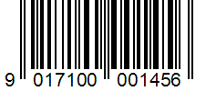 Barcode 9017100001456