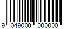 Barcode 9049000000000