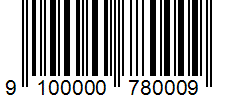 Barcode 9100000780009