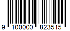 Barcode 9100000823515