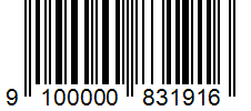 Barcode 9100000831916