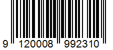 Barcode 9120008992310