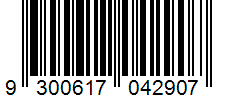 Barcode 9300617042907