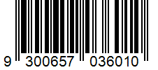 Barcode 9300657036010