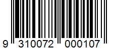 Barcode 9310072000107