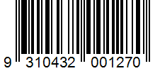 Barcode 9310432001270