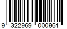 Barcode 9322969000961