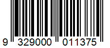 Barcode 9329000011375