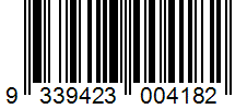 Barcode 9339423004182