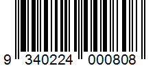 Barcode 9340224000808