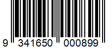 Barcode 9341650000899