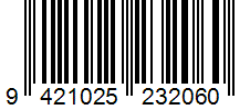 Barcode 9421025232060