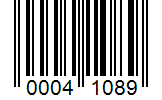 kod kreskowy ean 00041089