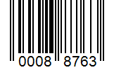 Barcode 00088763