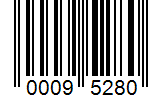 Barcode 00095280