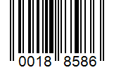 Barcode 00188586