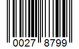 Barcode 00278799