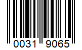 Barcode 00319065
