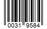 Barcode 00319584