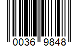 Barcode 00369848