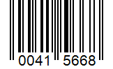 Barcode 00415668