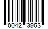 Barcode 00423953