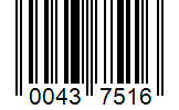 Barcode 00437516